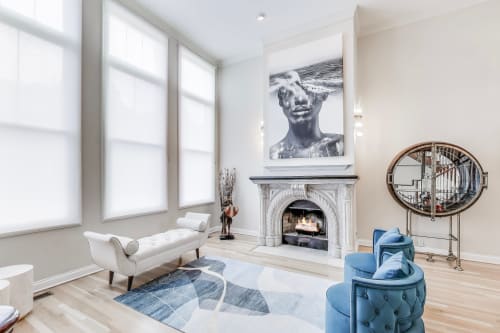 Glenview townhome living room