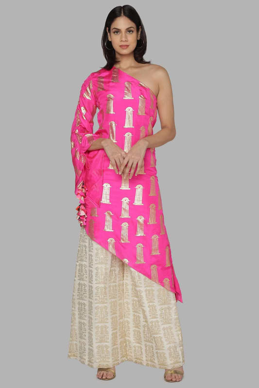 Women Dress Masaba Pink