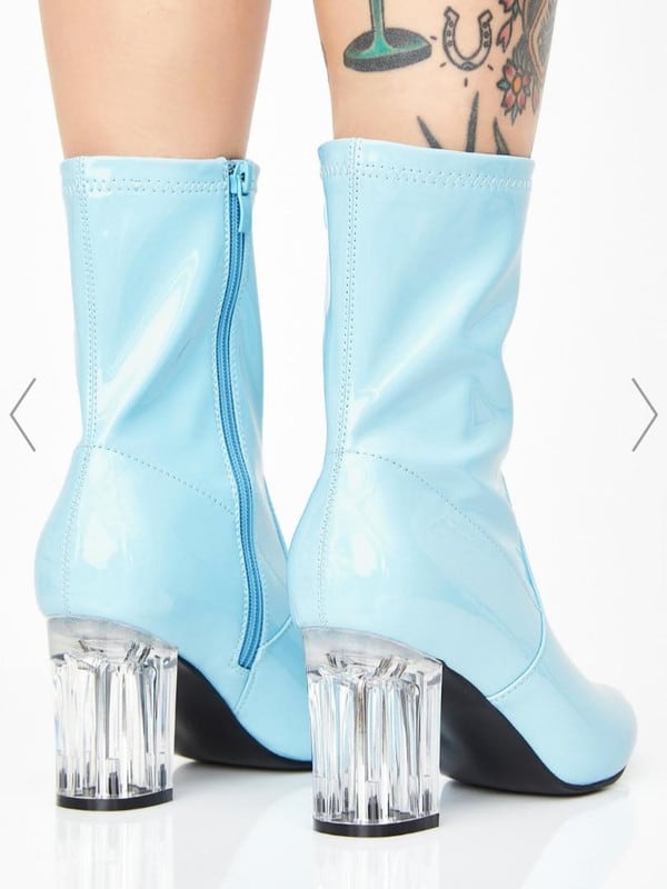 Women Boots Sky Blue
