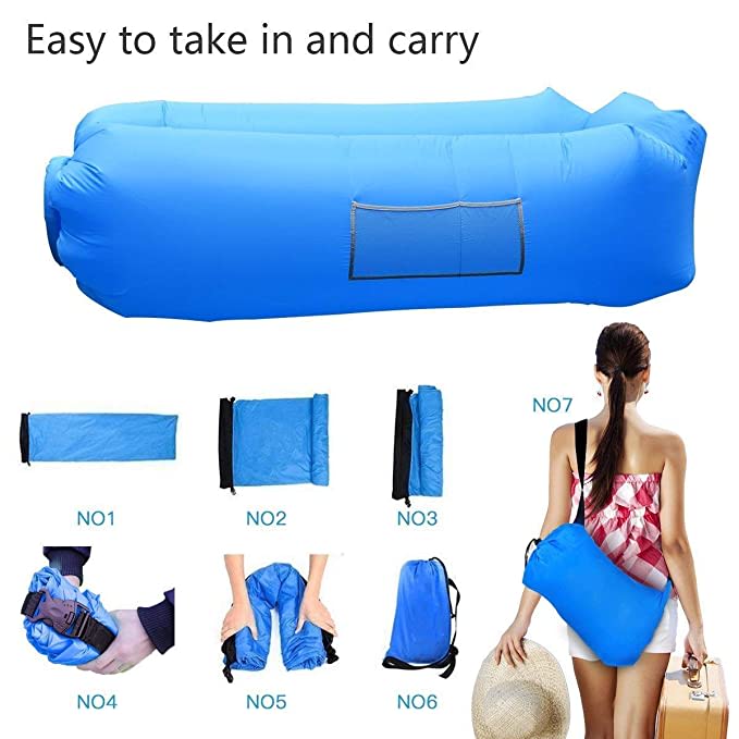 Inflatable Couch & Beach Chair for Camping, Picnic - Image 4