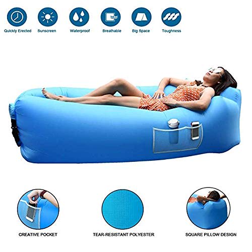 Inflatable Couch & Beach Chair for Camping, Picnic - Image 2