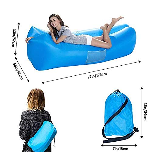 Inflatable Couch & Beach Chair for Camping, Picnic - Image 3