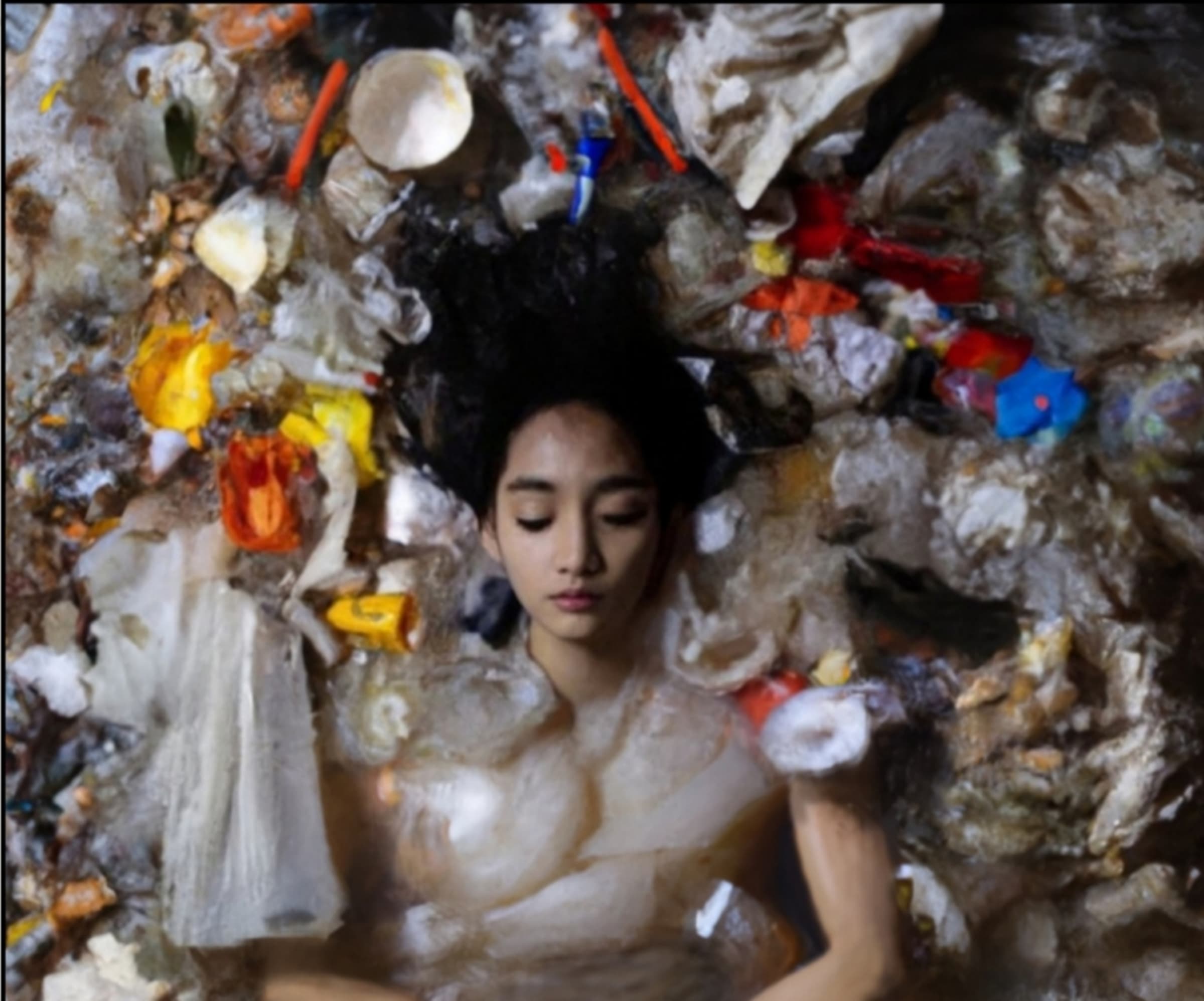 Drowning (the death of Ophelia – 2023 CE [in the Anthropocene])