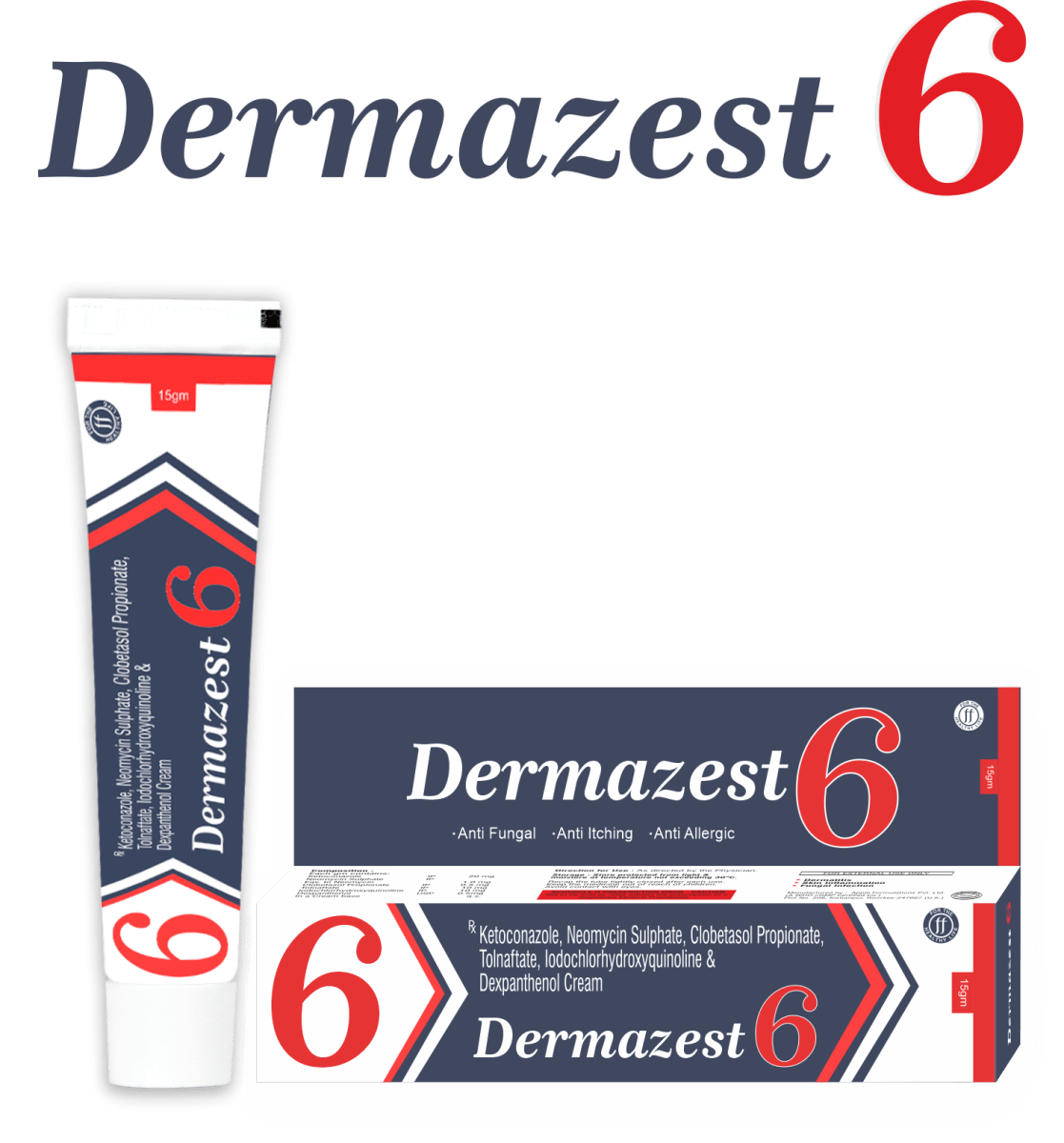 Dermazest 6 anti-fungal skin cream