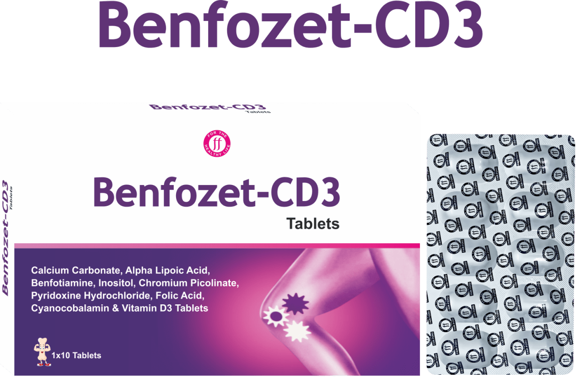 Benfozet-CD3 bone and nerve health tablets