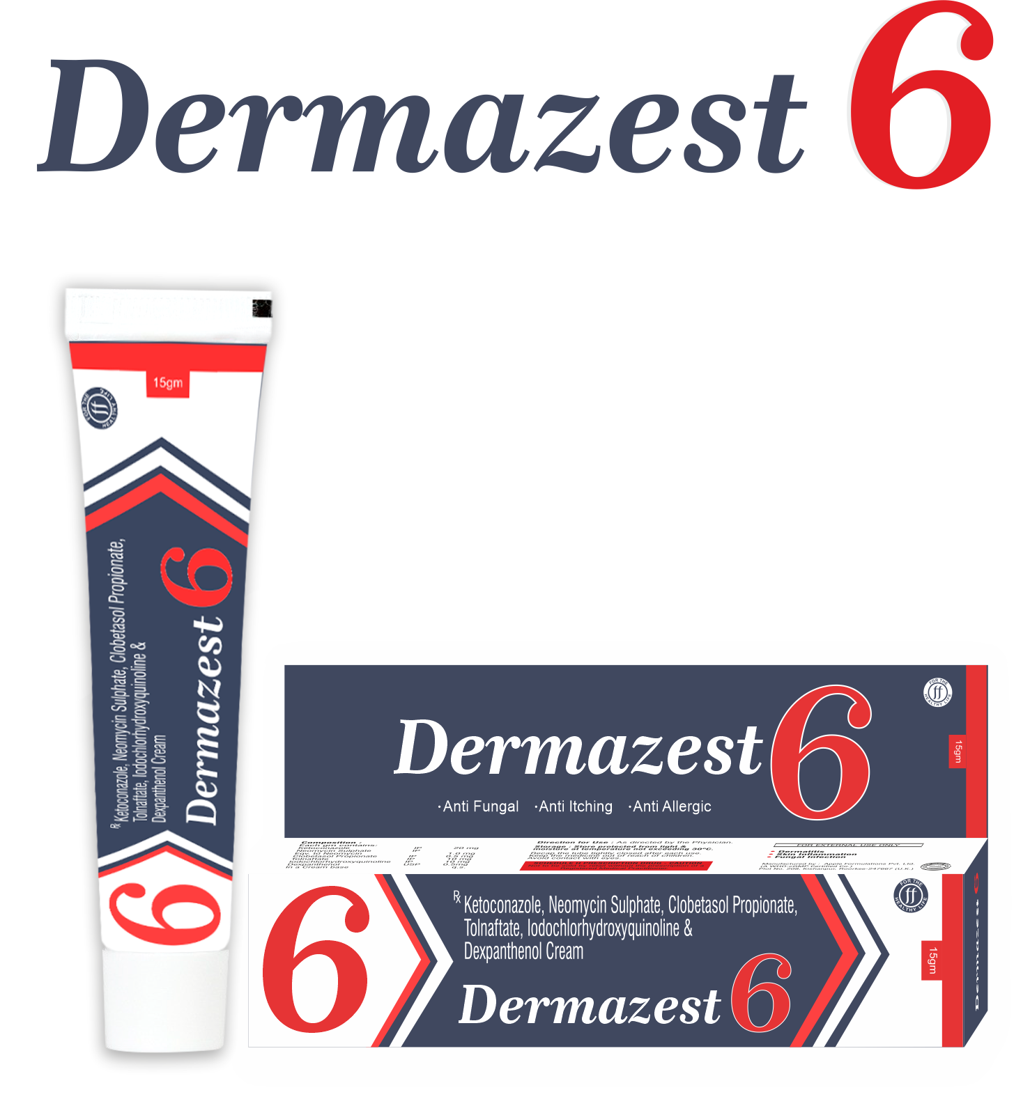 Dermazest 6 anti-fungal skin cream