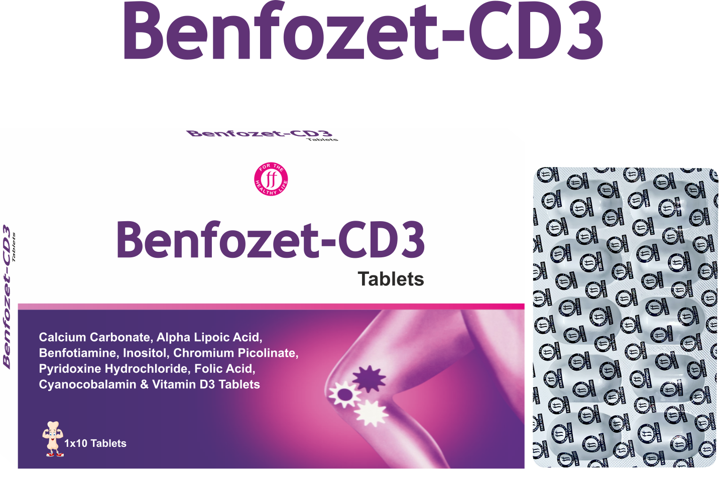 Benfozet-CD3 bone and nerve health tablets