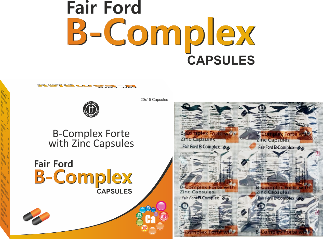 Fair Ford B-Complex capsules with zinc