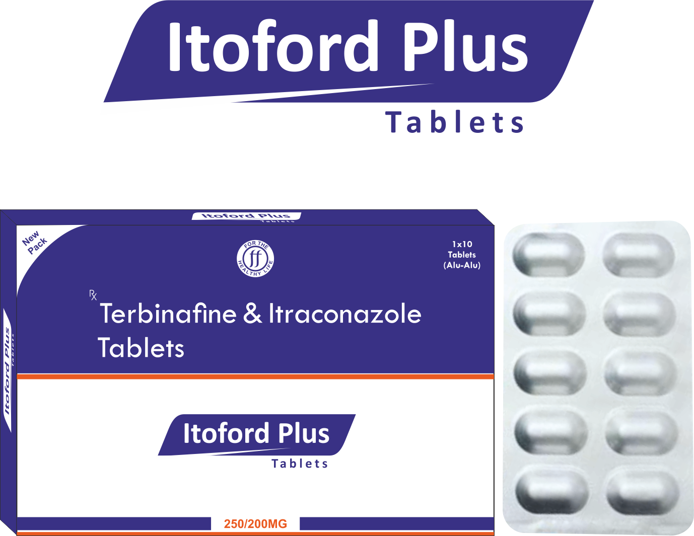 Itoford Plus antifungal tablets