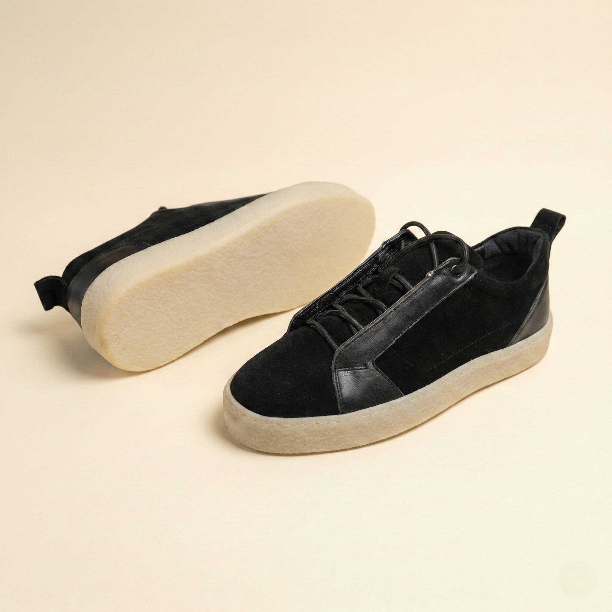 The Metro Suede Leather Sneaker – Dark Edition