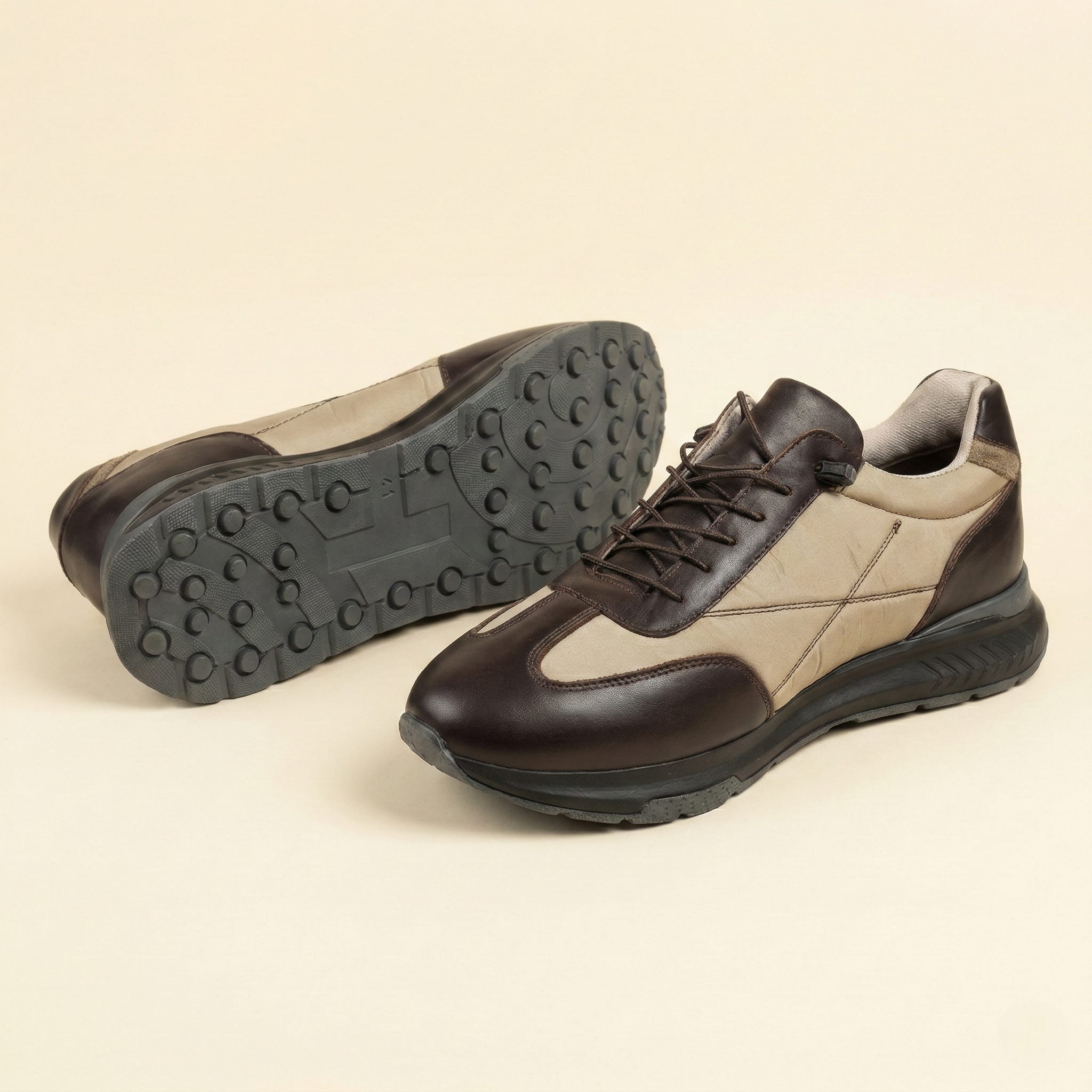 The Atlas Leather Sneaker – Dark Edition