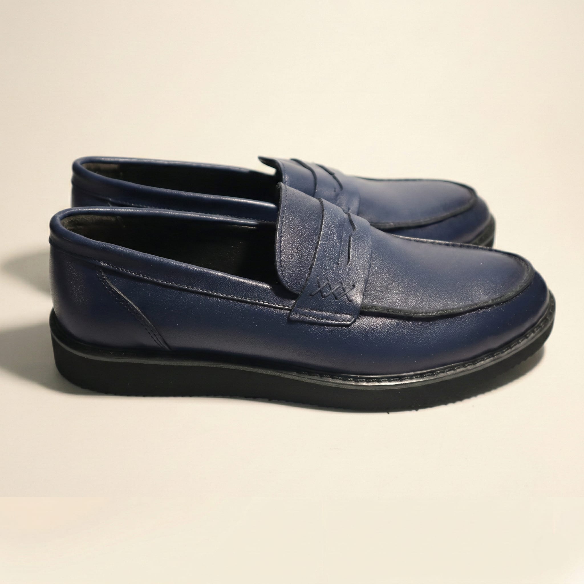 The Riviera Two-Tone Slip-On – Navy view 3