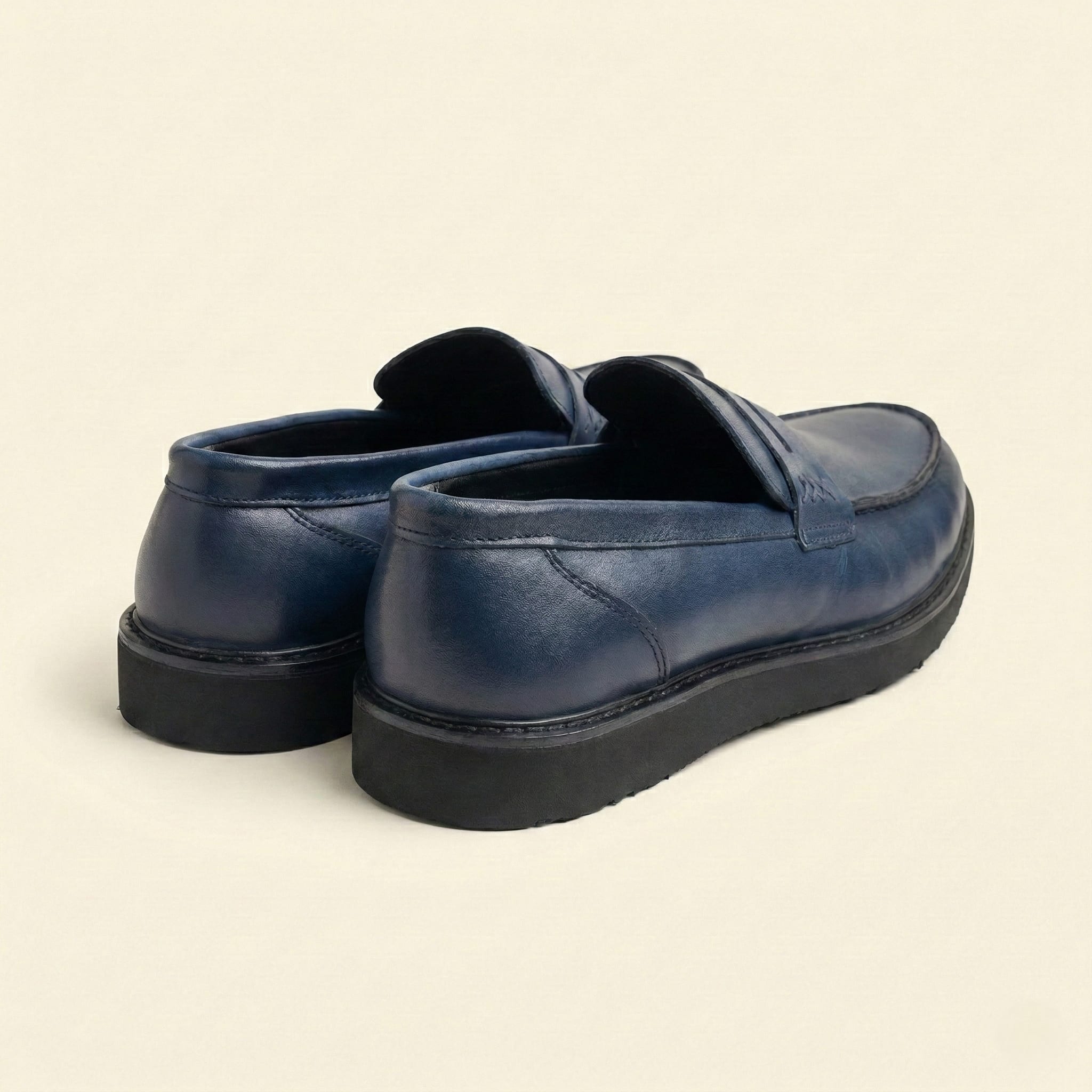 The Riviera Two-Tone Slip-On – Navy view 4