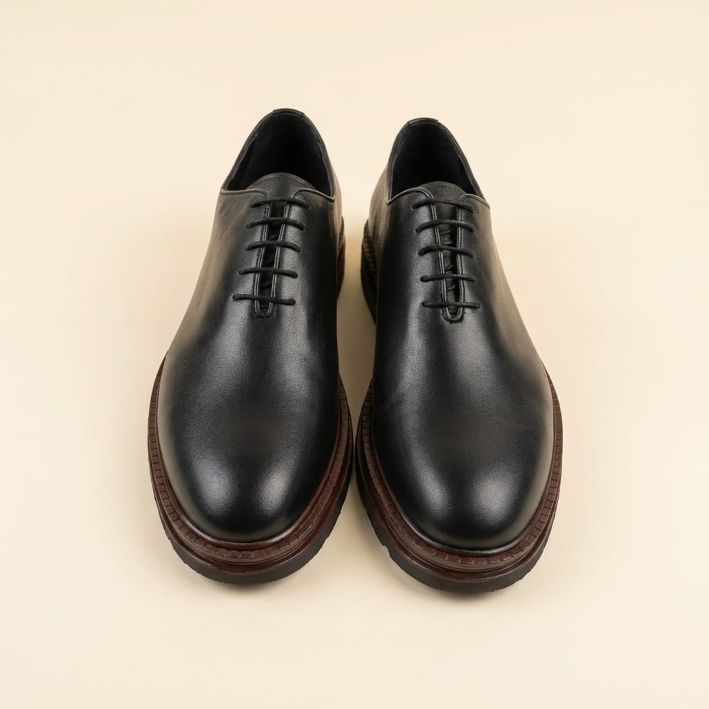 The Sovereign Leather Lace-Up – Black view 2