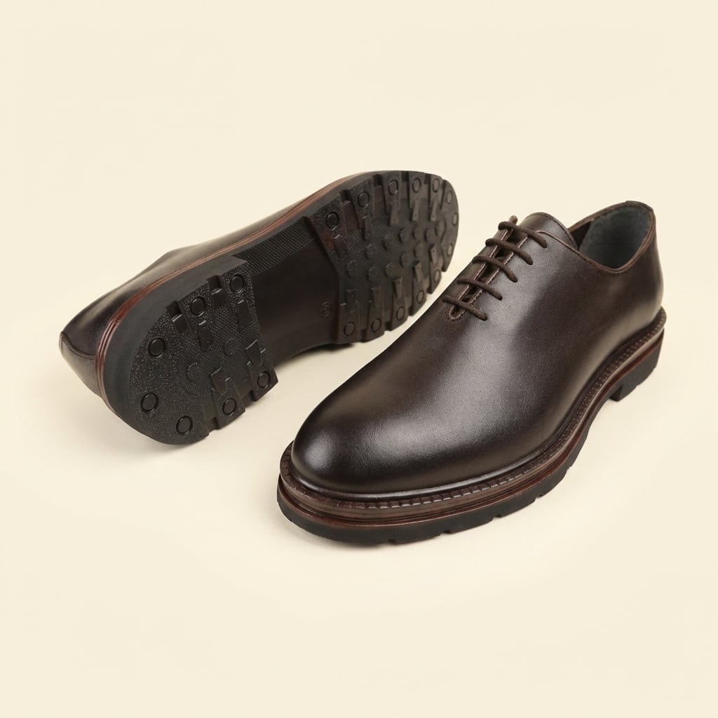 The Sovereign Leather Lace-Up – Chocolate Brown