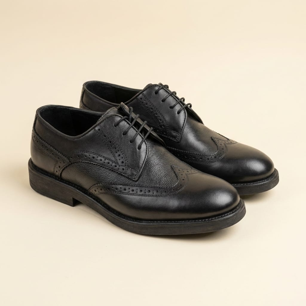 The Executive Leather Lace-Up – Textured Edition view 3