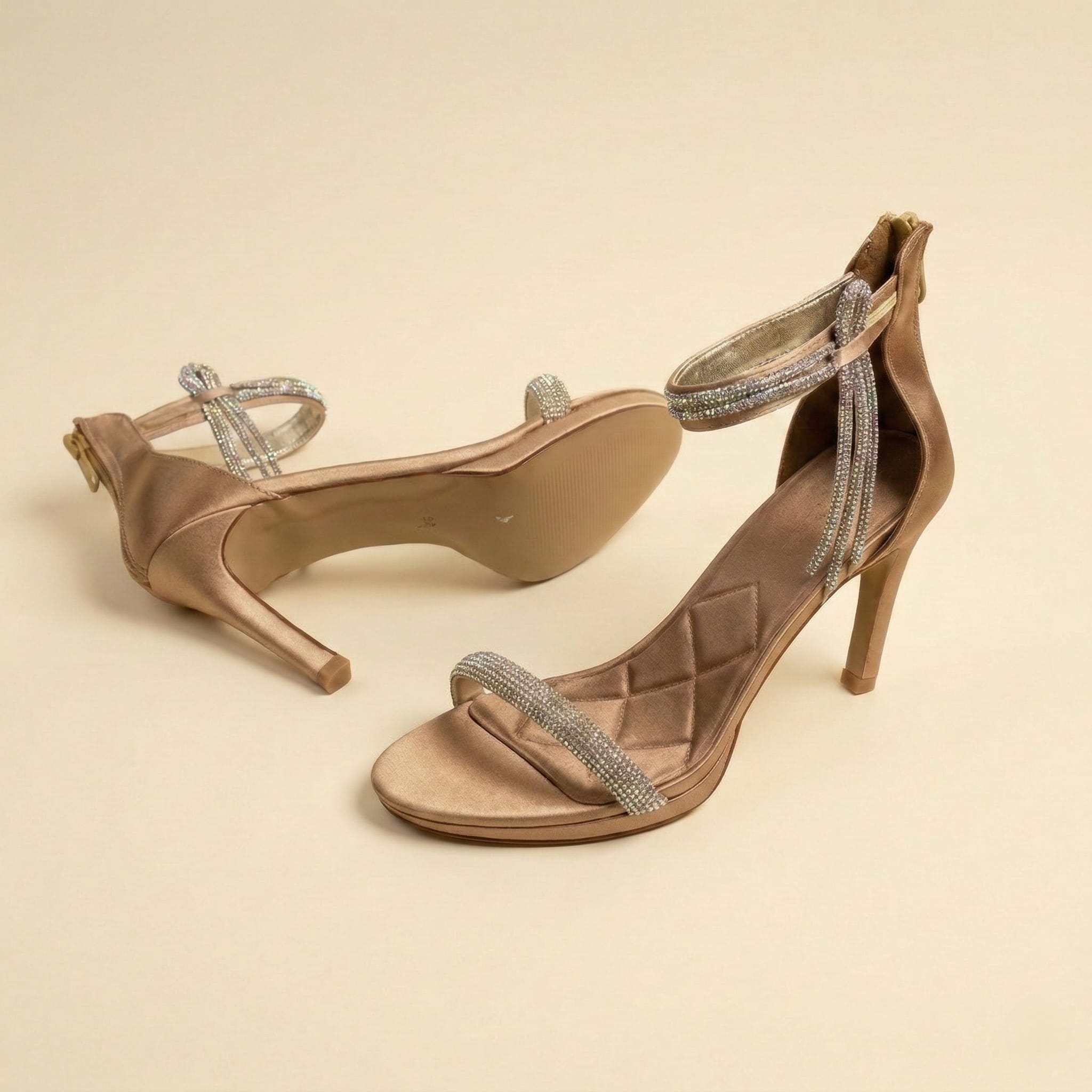 The Golden Strap Heel