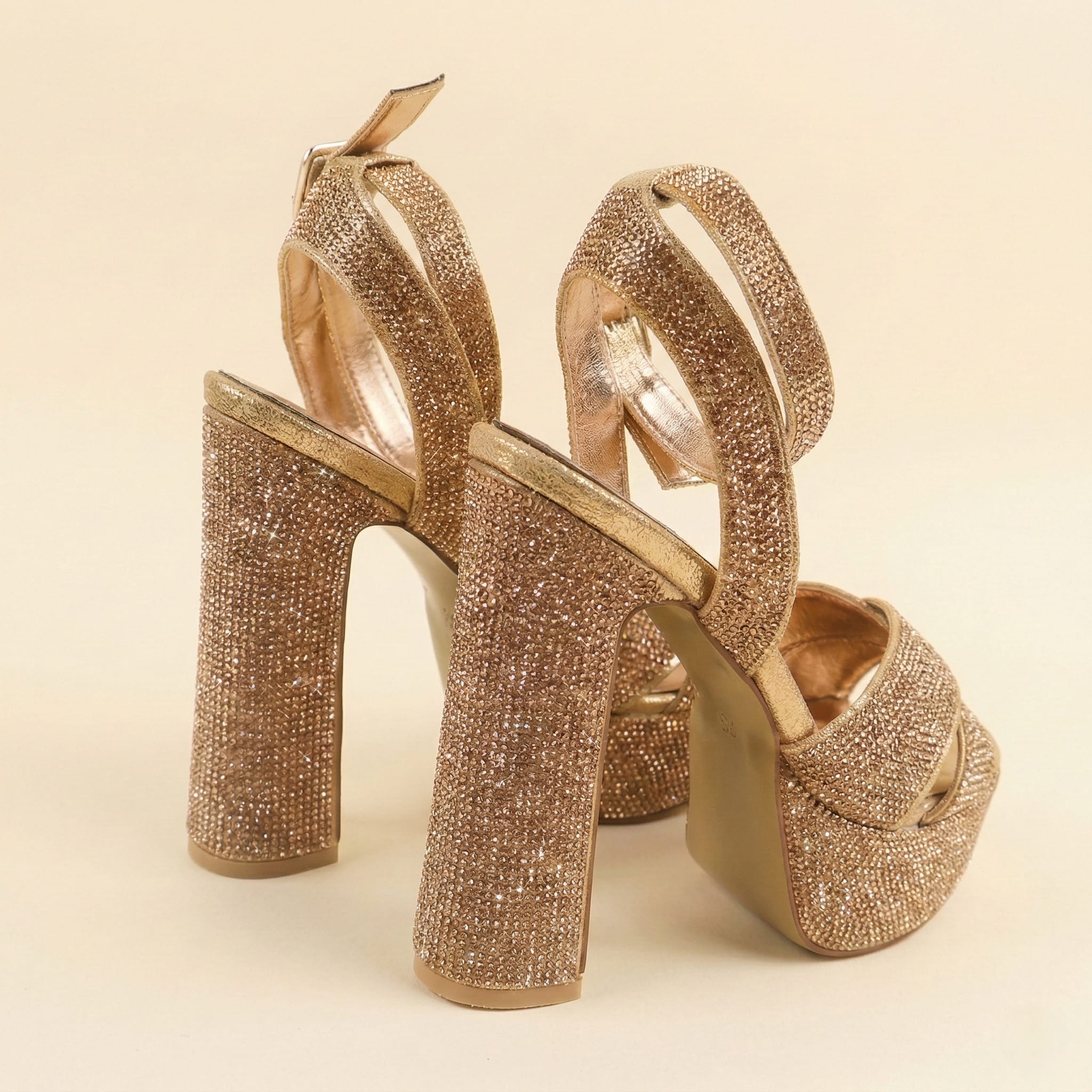 The Shimmer Platform Heel view 4