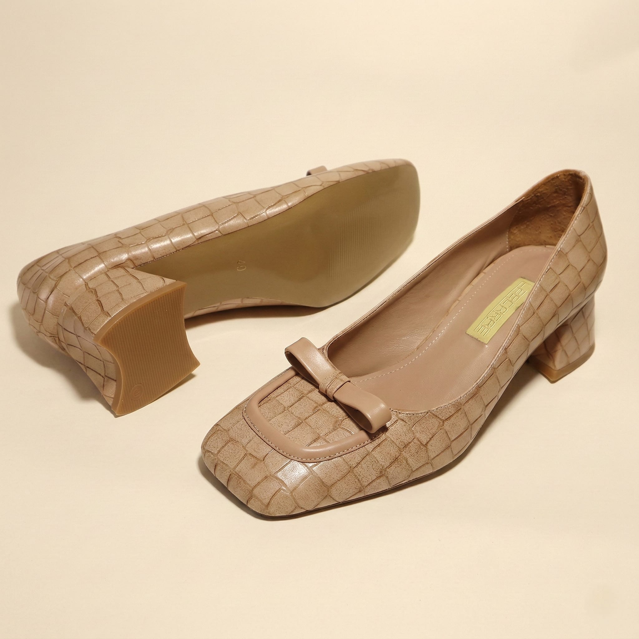 The Textured Grace Heel