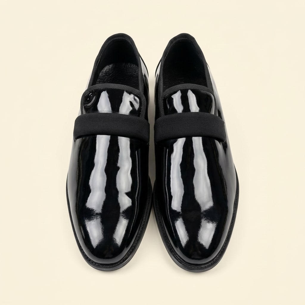The Black Tie Patent Slip-On view 2