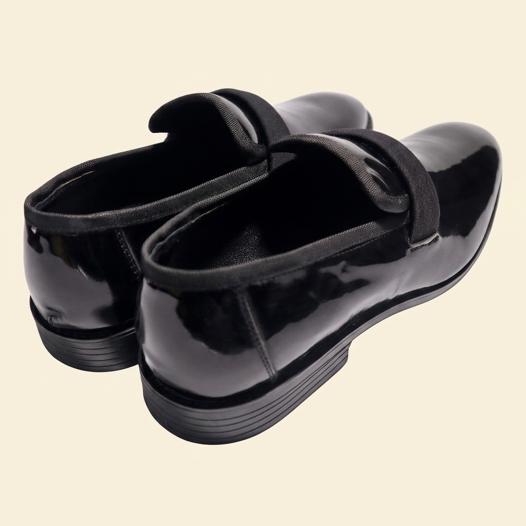 The Black Tie Patent Slip-On view 4