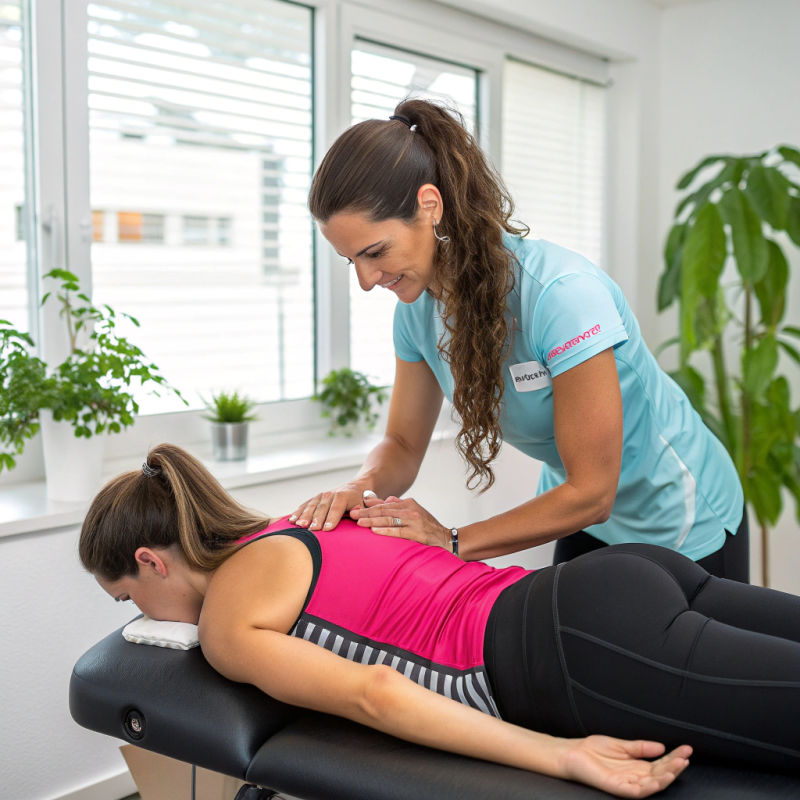 Patienten mit verschiedenen Beschwerden wie Rückenschmerzen, Gelenkproblemen und Sportverletzungen erhalten individuelle Physiotherapie-Behandlung