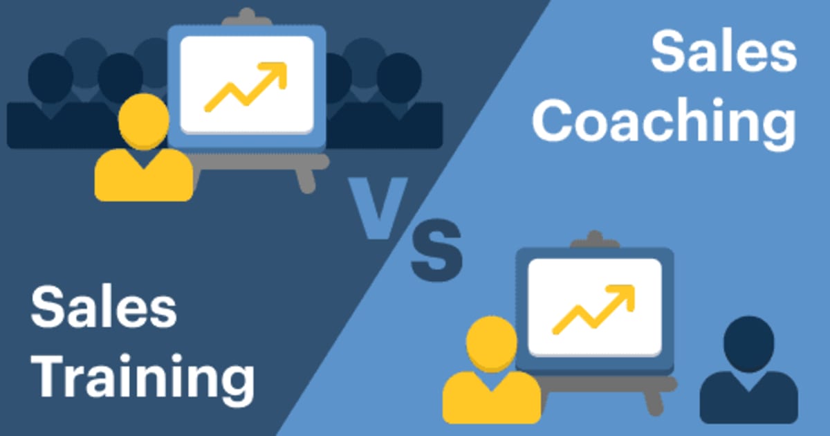 Sales Coaching vs. Sales Training: What's the Real Difference?