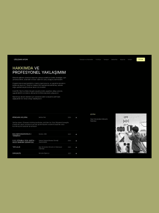 Oğuzhan Aydın architecture portfolio website