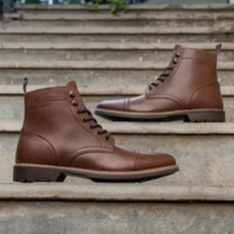 Genuine Leather Ankle Length Boots