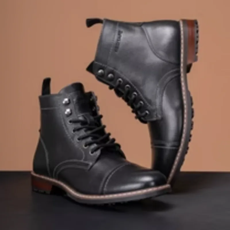 Genuine Leather Ankle Length Boots