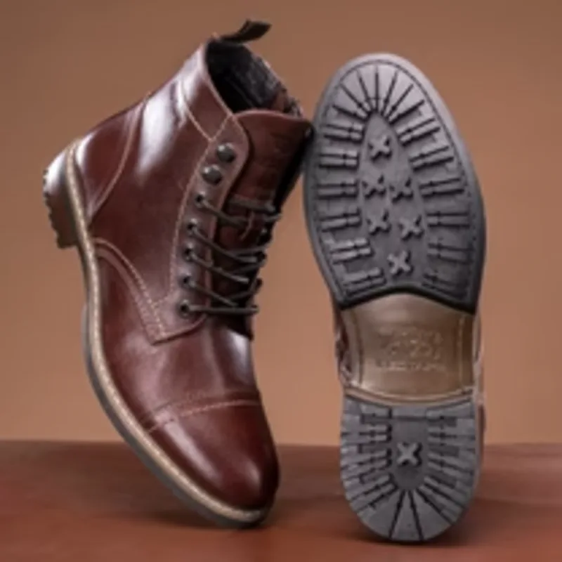 Genuine Leather Ankle Length Boots