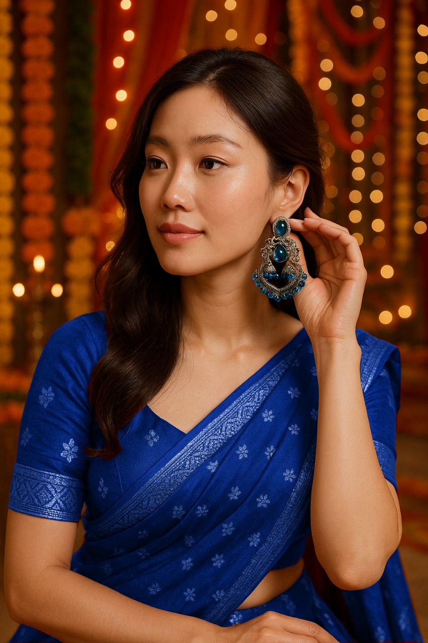 NeelMor Traditional Earrings view 3