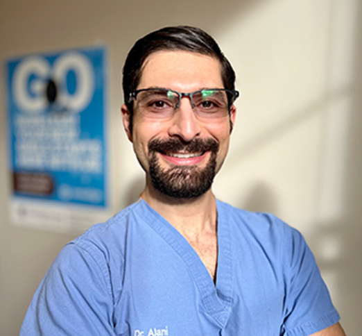 Dr. Mustafa Alani, Dentist in Ainslie Street Dental - Portrait Photo
