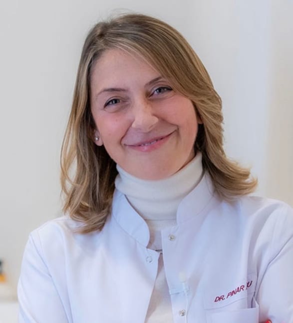 Dr. Pinar Alkumru, Dentist in Log Home Dental - Portrait Photo