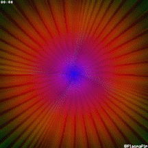 GIF 1; thumbnail of twisting pixel tunnel