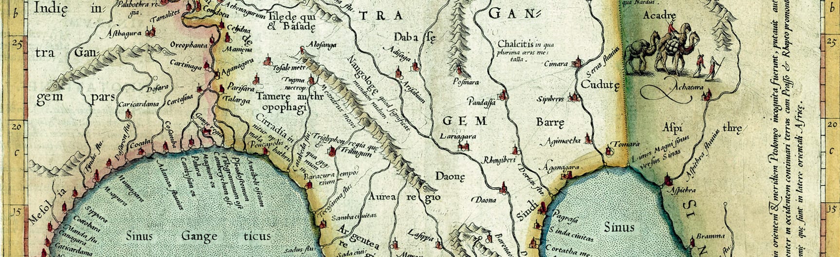 Map engraved for: Ptolemy Geographia, Gerardus Mercator, Cologne, 1578