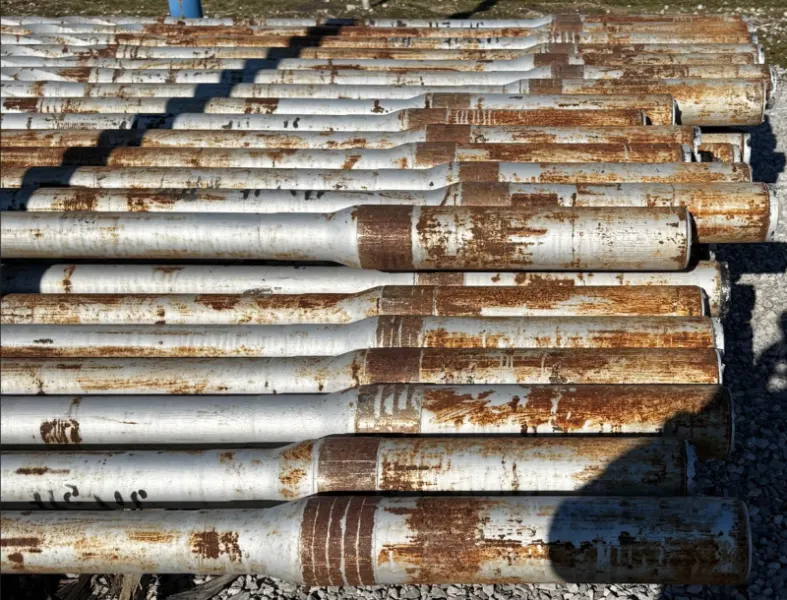 Drill Pipe, 3-1/2in Spiral Weight, w/NC38 Connection w/Hard Band, 33jts - Image 2