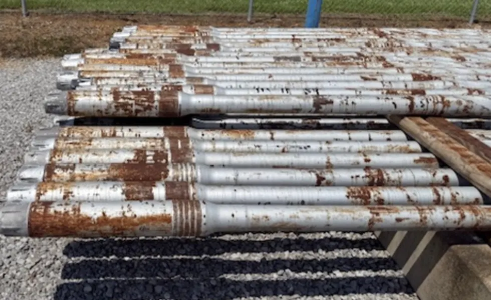 Drill Pipe, 3-1/2in Spiral Weight, w/NC38 Connection w/Hard Band, 33jts - Image 3