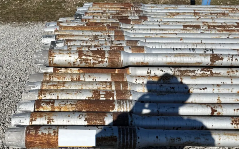 Drill Pipe, 3-1/2in Spiral Weight, w/NC38 Connection w/Hard Band, 33jts - Image 4
