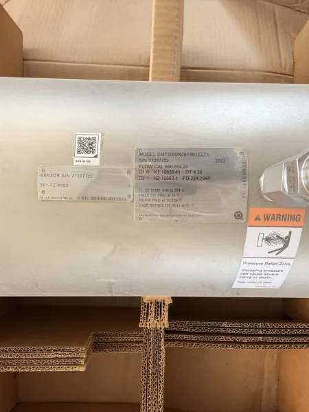 2022 Emerson Micro Motion Mass Flow Sensor - Image 3