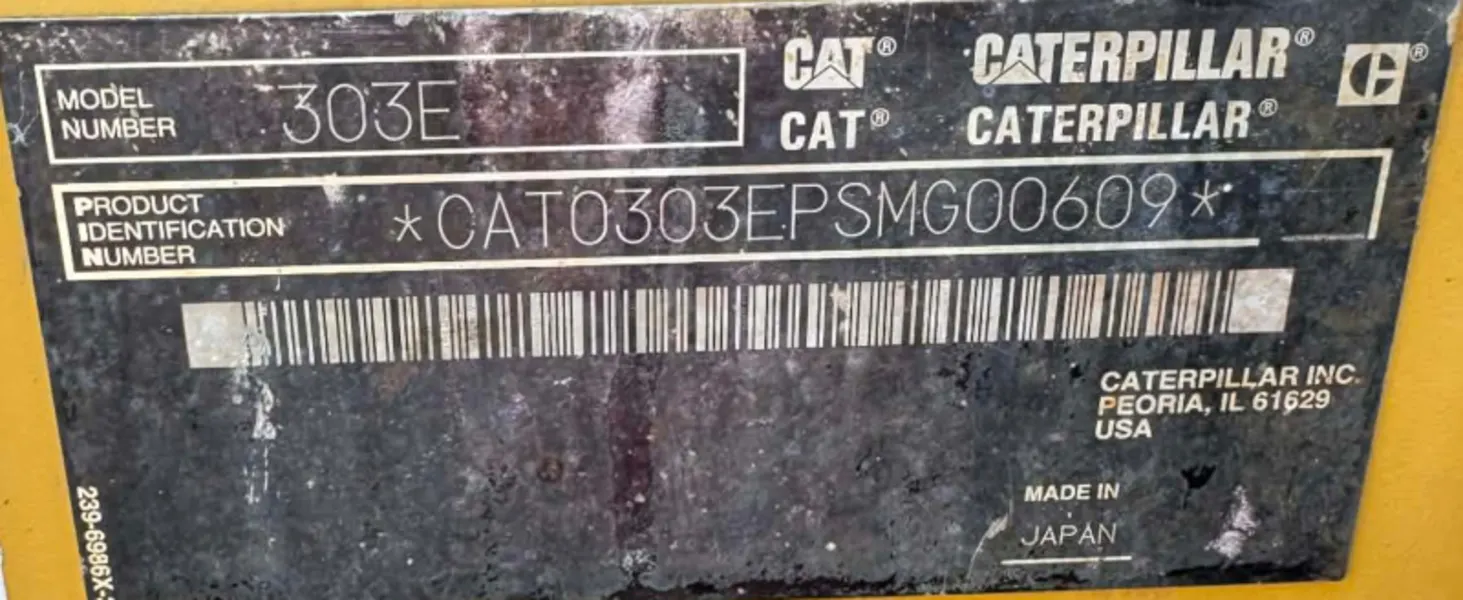 Cat 303E Mini Excavator - Image 5