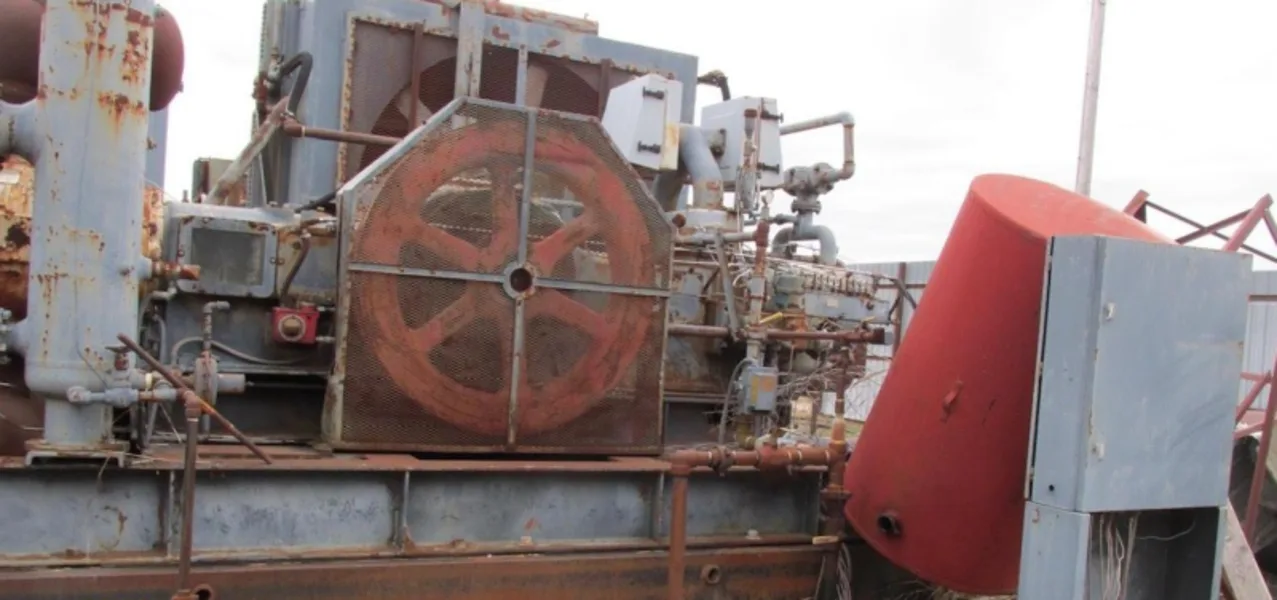 Ajax Three Stage Gas Compressor