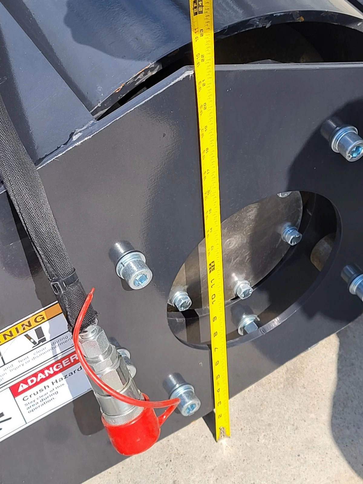 Wolverine 66" Hydraulic Vibratory Compactor Roller Attachment - Image 6