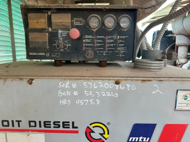 Detroit Diesel Generator, 900 kw, MTU16V2000 - Image 7