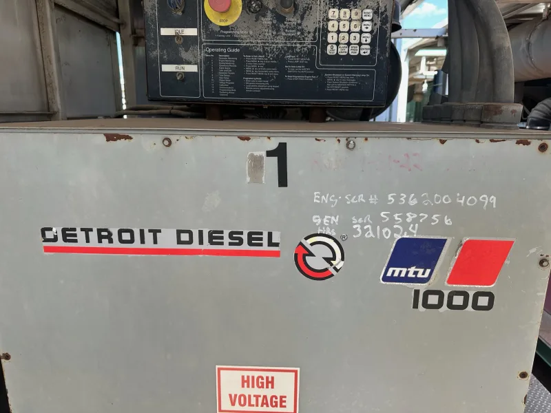 Detroit Diesel Generator, 900 kw, MTU16V2000 - Image 7