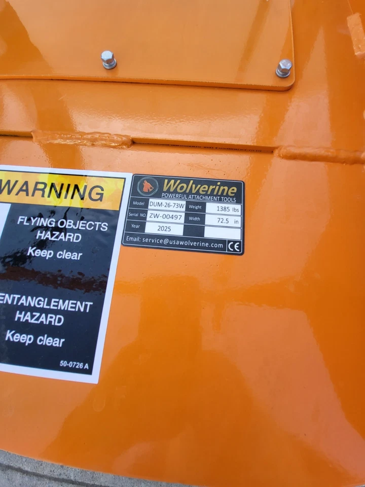 Wolverine Hydraulic Forestry Drum Mulcher - Image 5