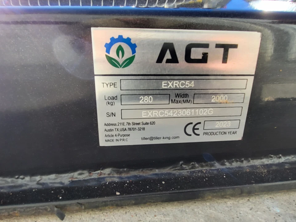 AGT Hydraulic Brush Cutter Attachment - Image 4