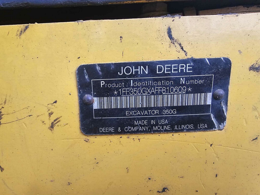 2015 John Deere 350G Excavator  - Image 9