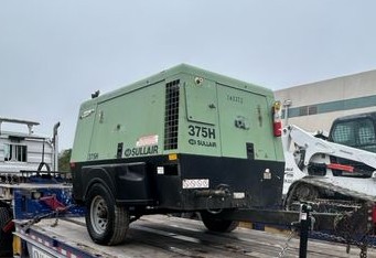 2019 Sullair 375H DPQ-JD3 Portable Air Compressor - Image 2