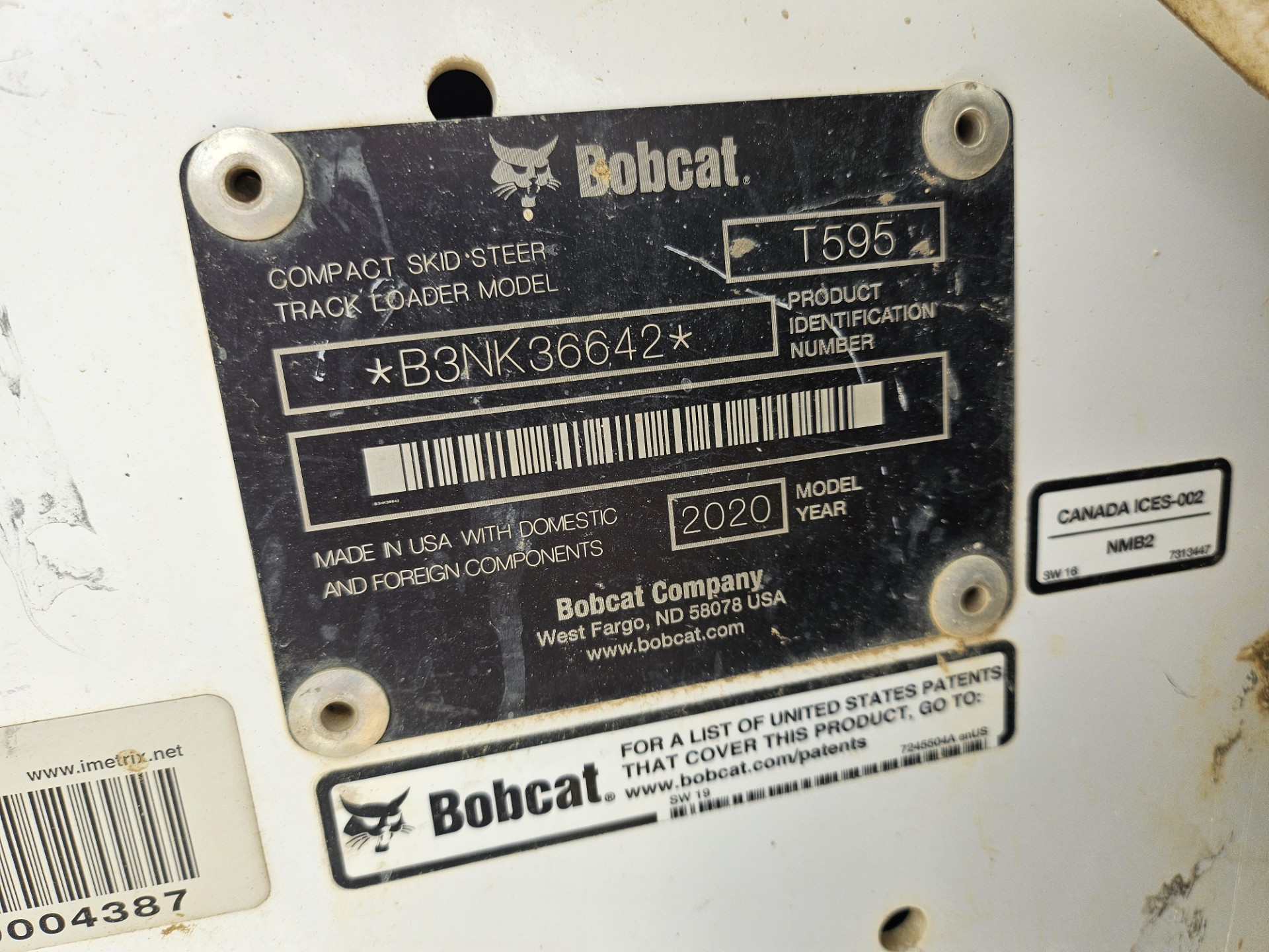 2021 Bobcat T595 Compact Track Loader - Image 6